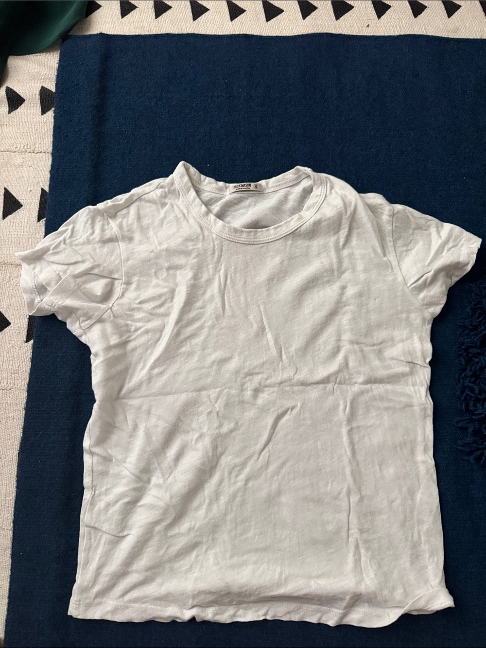 Buck Mason White Crewneck T-Shirt